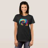 Tie Dye Elephant Save the Animals T-shirt (Voorkant volledig)