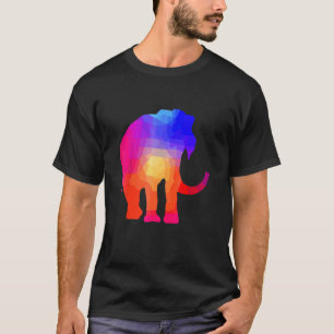 Tie Dye Elephant Stropdas geverfd om de dieren te  T-shirt