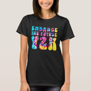 Tie Dye EMBRACE THE TOETURE Y2K T-shirt