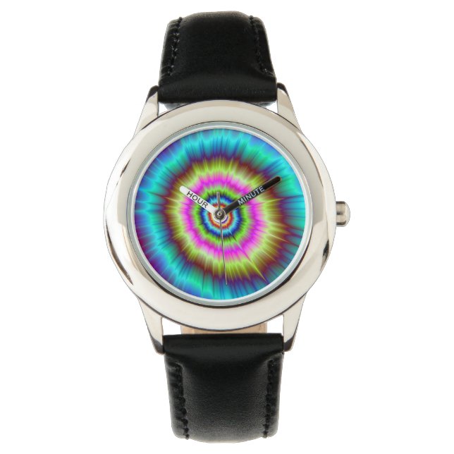 Tie Dye Explosion Horloge (Voorkant)