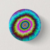 Tie Dye Explosion Ronde Button 3,2 Cm (Voorkant)