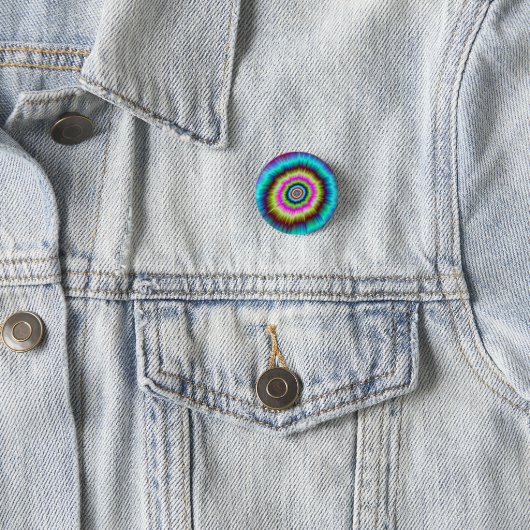 Tie Dye Explosion Ronde Button 3,2 Cm (In situ)