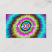 Tie Dye Explosion Visitekaartje (Achterkant)