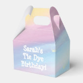 Tie Dye Favor Box Bedankdoosjes (Achterkant)