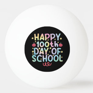 Tie Dye Fijne 100e Dag Op School Leraar Student Pingpongbal
