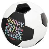 Tie Dye Fijne 100e Dag Op School Leraar Student Voetbal (Drie kwart)