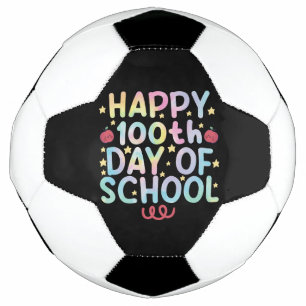 Tie Dye Fijne 100e Dag Op School Leraar Student  Voetbal