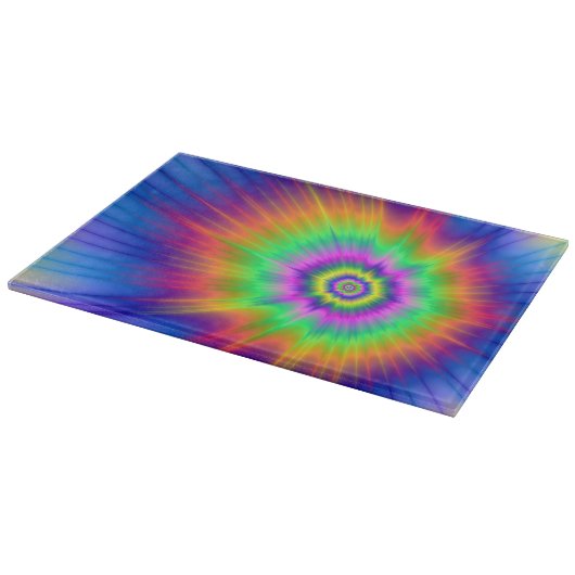 Tie Dye Fireball Cutting Board Snijplank (Hoek)