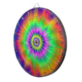 Tie Dye Fireball Dartbord (Voorkant Rechts)