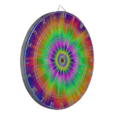 Tie Dye Fireball Dartbord (Voorkant Links)