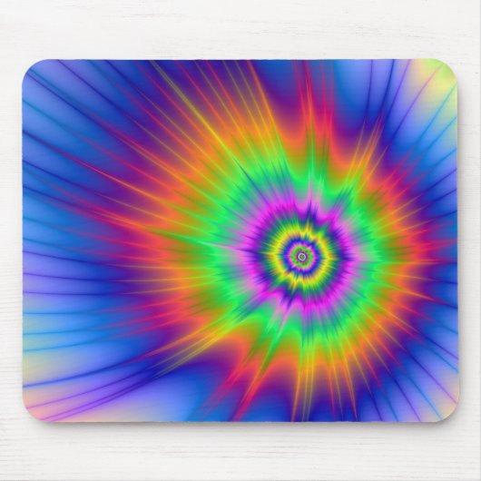 Tie Dye Fireball Muismat (Voorkant)