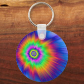 Tie Dye Fireball Sleutelhanger (Voorkant)