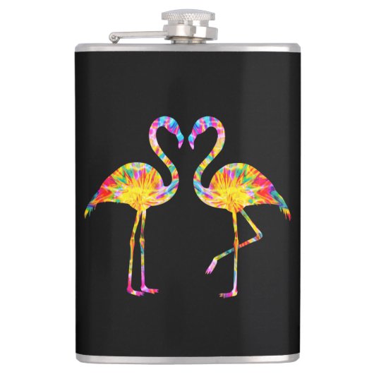 TIE DYE FLAMINGO HEUPFLES (Voorkant)