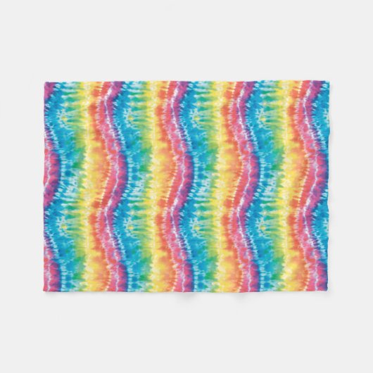 Tie Dye Fleece Blanket (Voorkant (Horizontaal))