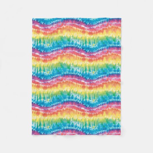 Tie Dye Fleece Blanket (Voorkant)