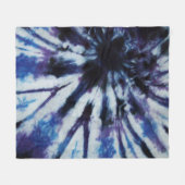 Tie Dye Fleece Deken (Voorkant (Horizontaal))