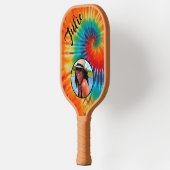 Tie Dye Foto Pickleball Paddle (Links)