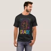 Tie Dye Fourth Grade Typography Teacher First Day T-shirt (Voorkant volledig)