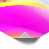 Tie Dye Fractal Poster (Hoek)