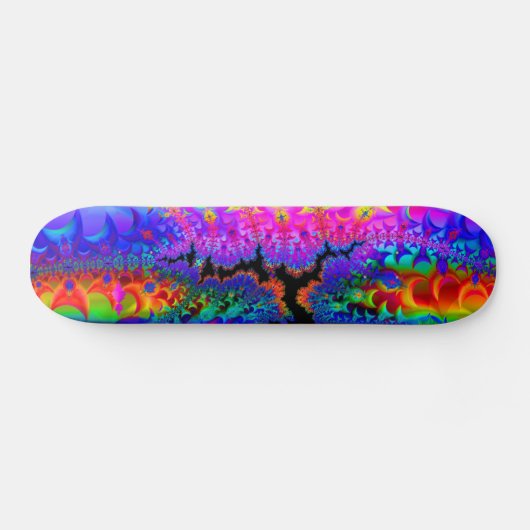 Tie Dye Fractal Skateboard (Horizontaal)
