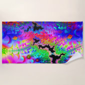 Tie Dye Fractal Strandlaken (Voorkant)