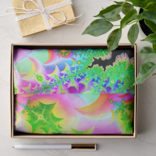 Tie Dye Fractal Tissuepapier (Geschenk)