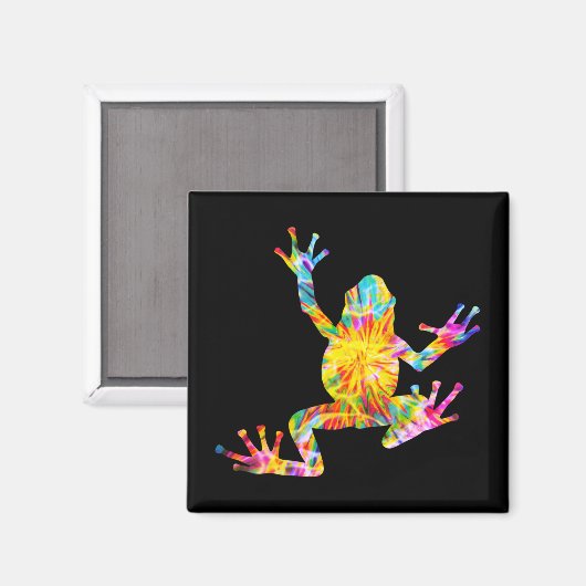 TIE DYE FROG MAGNEET (Voorkant / Achterkant)