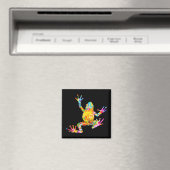 TIE DYE FROG MAGNEET (Insitu (Vaatwasser))