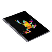 TIE DYE FROG NOTITIEBOEK (Rechterzijde)