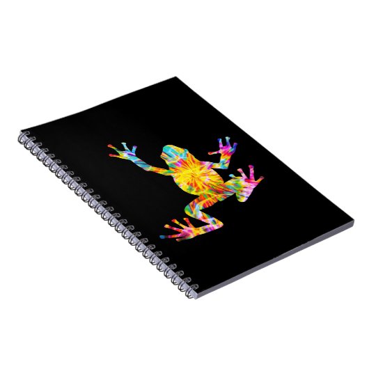 TIE DYE FROG NOTITIEBOEK (Rechterzijde)
