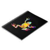 TIE DYE FROG NOTITIEBOEK (Linkerzijde)
