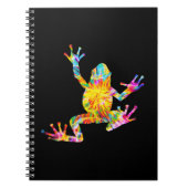 TIE DYE FROG NOTITIEBOEK (Voorkant)