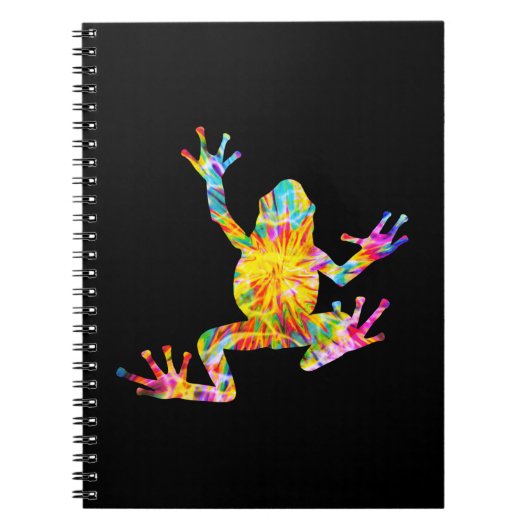 TIE DYE FROG NOTITIEBOEK (Voorkant)