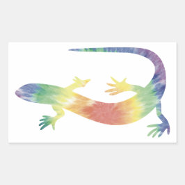 Tie Dye Gecko Sticker