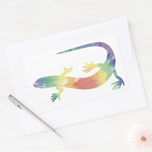 Tie Dye Gecko Sticker (Envelop)