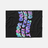 Tie Dye Geen verhaal zou te snel moeten eindigen m Fleece Deken (Voorkant (Horizontaal))