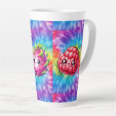Tie-Dye Gelukkige Drakenfruit Latte Mok (Rechterhoek)