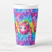 Tie-Dye Gelukkige Drakenfruit Latte Mok (Voorkant)