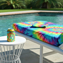 Tie dye gepersonaliseerd  blikjeskoeler