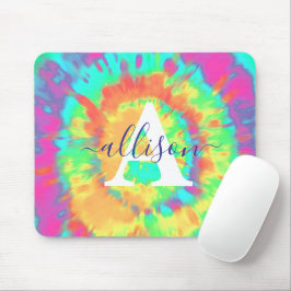 Tie dye gepersonaliseerd  muismat
