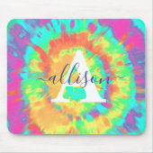 Tie dye gepersonaliseerd  muismat (Voorkant)