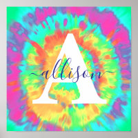 Tie dye gepersonaliseerd