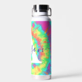 Tie dye gepersonaliseerd waterfles (Achterkant)