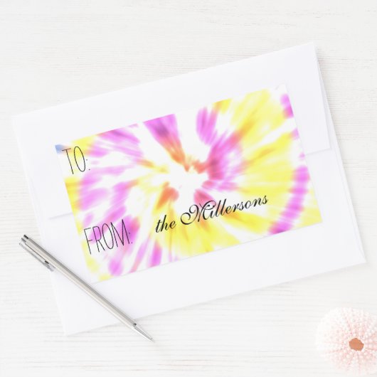 Tie Dye Gift Label (Envelop)