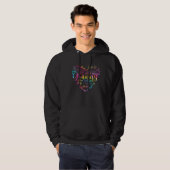 Tie Dye Gigi Hart Moederdag Idee Hoodie (Voorkant volledig)