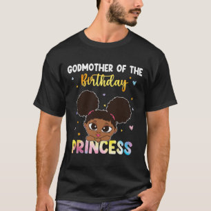 Tie Dye Godmother, de verjaardag van prinses Black T-shirt