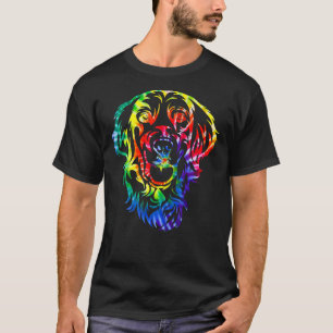 Tie Dye Golden Retriever Tie Dye Dog T-shirt