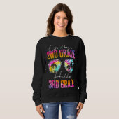 Tie Dye Goodbye 2e graad Afstuderen Hallo 3e Gra Trui (Voorkant volledig)