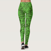 TIE DYE GREEN LEGGINGS (Achterkant)