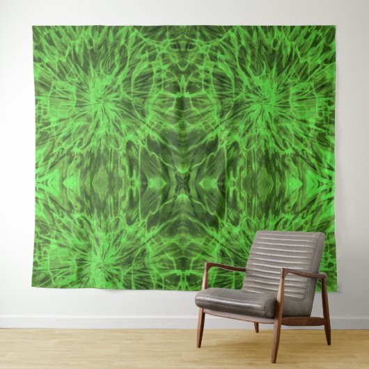 TIE DYE GREEN WANDKLEED (In Situ (horizontaal))